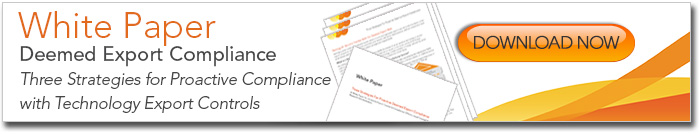 Deemed Export Compliance