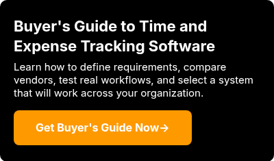 Buyer's Guide to Time and Expense Tracking Software Learn how to define requirements, compare vendors, test real workflows, and select a system that will work across your organization.