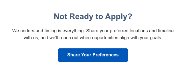 Not Ready to Apply?