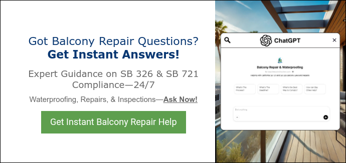 Got Balcony Repair Questions? Get Instant Answers!