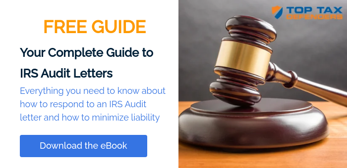 FREE GUIDE Your Complete Guide to IRS Audit Letters Everything you need to know about how to respond to an IRS Audit letter and how to minimize liability &nbsp;