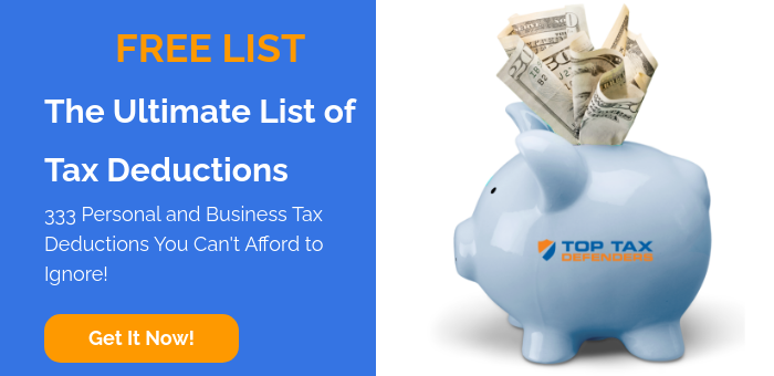 FREE LIST The Ultimate List of Tax Deductions 333 Personal and Business Tax Deductions You Can't Afford to Ignore! &nbsp;