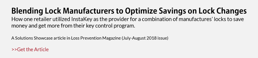 Blending Lock Manufacturers to Optimize Savings on Lock Changes