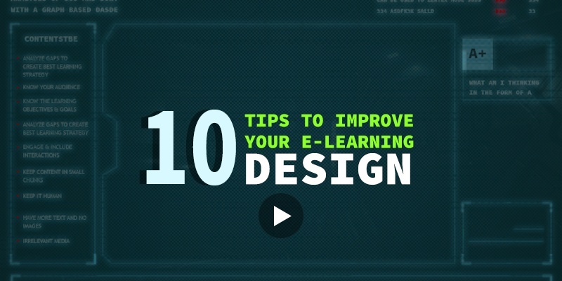 Elearning challenge_These 10 Tips Will Improve Your Elearning Design