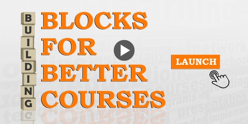 Elearning challenge_Building blocks for better courses
