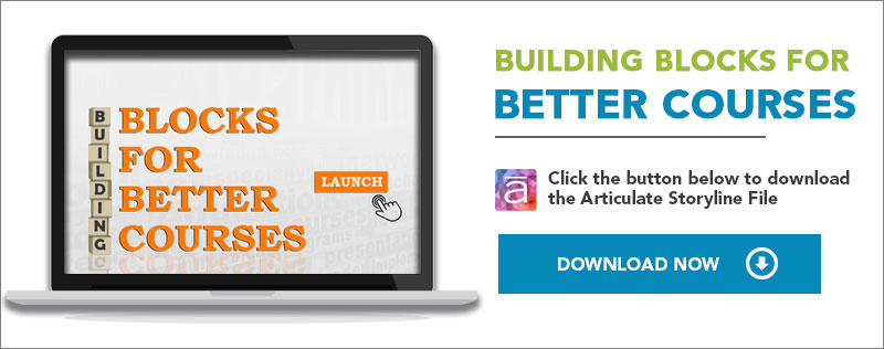 Elearning challenge_building blocks for better courses