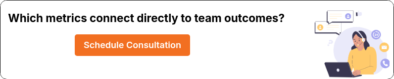 &nbsp;Which metrics connect directly to team outcomes?&nbsp;