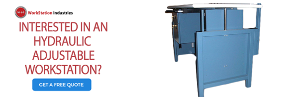 hydraulic adjustable workstation