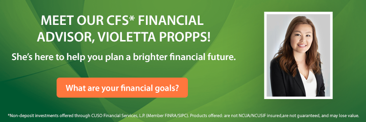 Violetta Propps CUSO Financial Services, L.P.* at DuGood Federal Credit Union. (409) 241-2264. violetta.propps@cusonet.com. *Non-deposit investments offered through CUSO Financial Services, L.P. (Member FINRA/SIPC). Products offered: are not NCUA/NCUSIF insured,are not guaranteed, and may lose value.