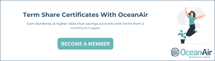 Earn dividends at higher rates than savings accounts with terms from 3 months to 5 years.