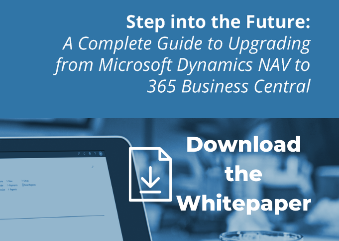 Upgrade from Dynamics NAV to Dynamics Business Central