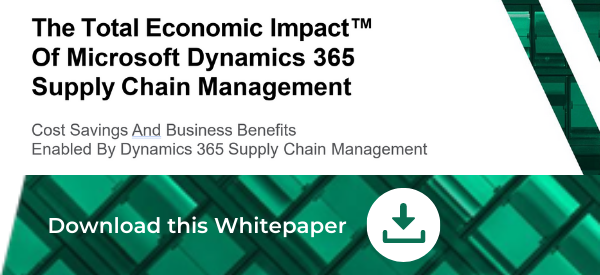 Total Economic Impact of Dynamics 365 Supply Chain