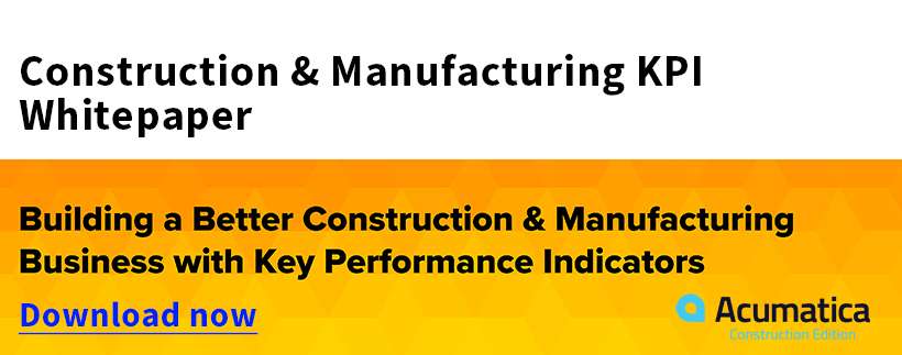 Construction and Manufacturing KPI Whitepaper