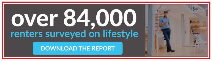 Over 84,000 renters surveyed on lifestyle download the report.