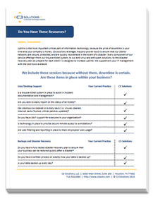 Free maximizing uptime checklist - give your company a quick self-evelauation
