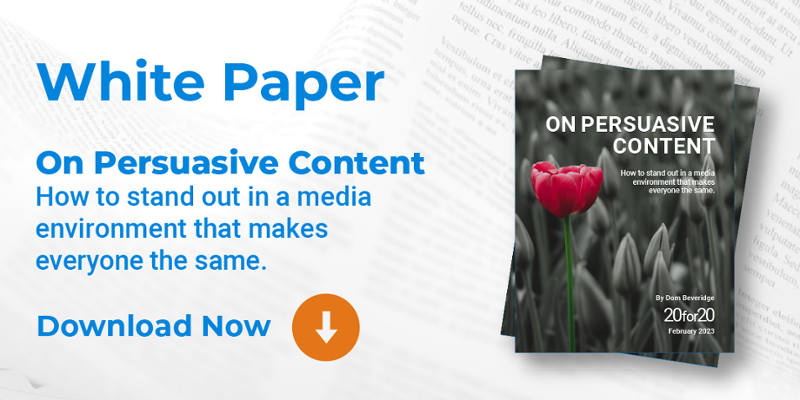 White Paper: On Persuasive Content