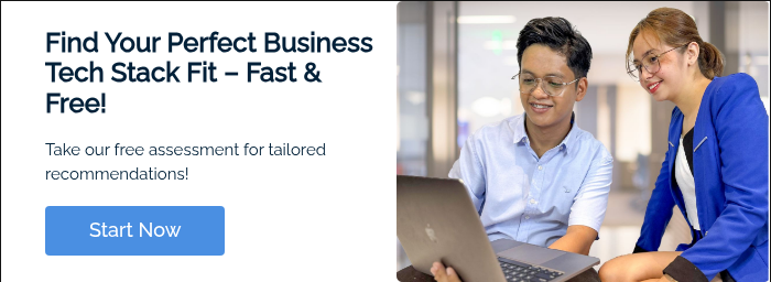 Find Your Perfect Business Tech Stack Fit – Fast & Free!   Take our free assessment for tailored recommendations!