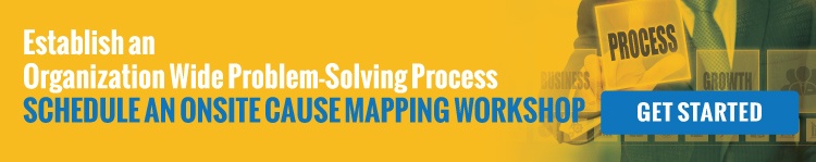 Establish an Organization Wide Problem-Solving Process | Schedule an Onsite Cause Mapping Workshop 