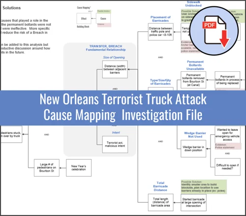 New Orleans Terrorist Truck Attack Cause Mapping  Investigation FileCover Screenshot