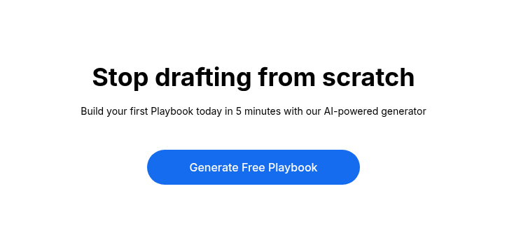 Stop drafting from scratch