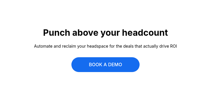 Punch above your headcount