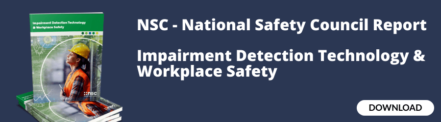 NSC National Safety Council - Impairment Detection Technology Report