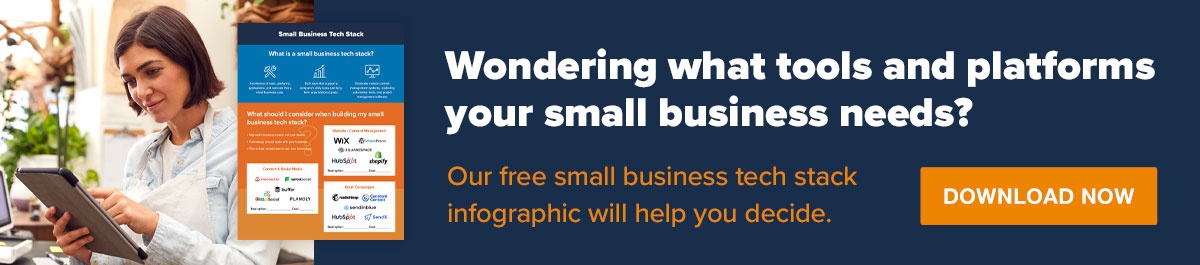 Download the Sample Small Business Tech Stack Infographic