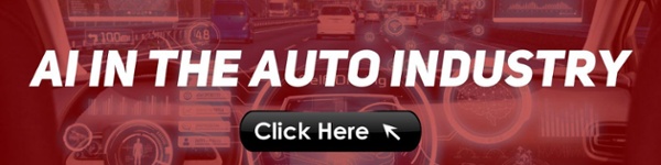 AI in the auto industry banner