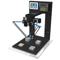 3-axis parallel link (delta) robot for pick and place 