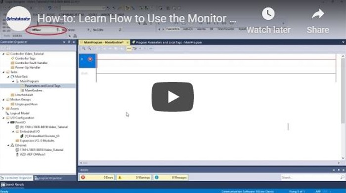 OM How-To Video: using AOI to monitor motor status