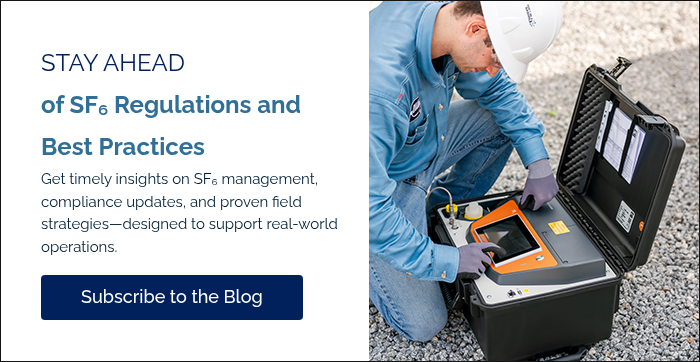 STAY AHEAD of SF₆ Regulations and Best Practices Get timely insights on SF₆ management, compliance updates, and proven field strategies—designed to support real-world operations. &nbsp;