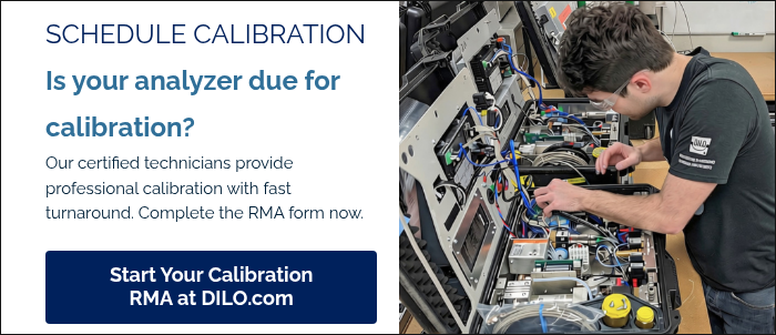 SCHEDULE CALIBRATION Is your analyzer due for calibration?&nbsp; Our certified technicians provide professional calibration with fast turnaround. Complete the RMA form now. &nbsp;