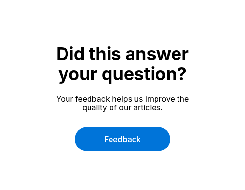 Did this answer your question?