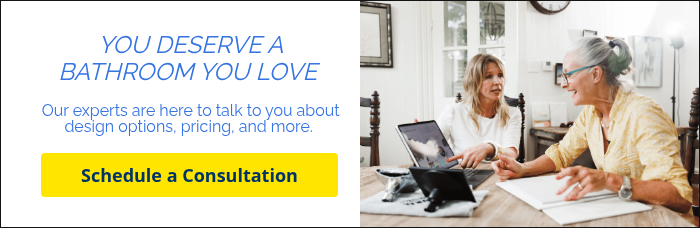 YOU DESERVE A BATHROOM YOU LOVE&nbsp; &nbsp; Our experts are here to talk to you about design options, pricing, and more.&nbsp; &nbsp;