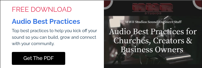FREE DOWNLOAD Audio Best Practices Top best practices to help you kick off your sound so you can build, grow and connect with your community.  
