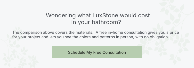 &nbsp;Wondering what LuxStone would cost in your bathroom?&nbsp;