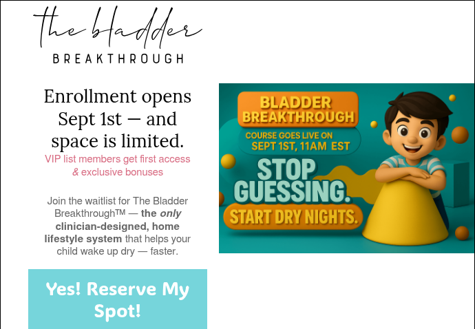 Bladder Breakthrough black and white logo