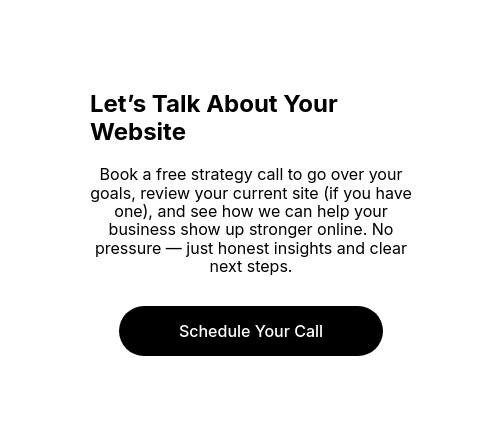 Let’s Talk About Your Website
