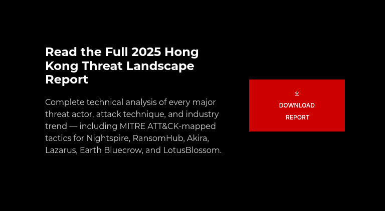Read the Full 2025 Hong Kong Threat Landscape Report