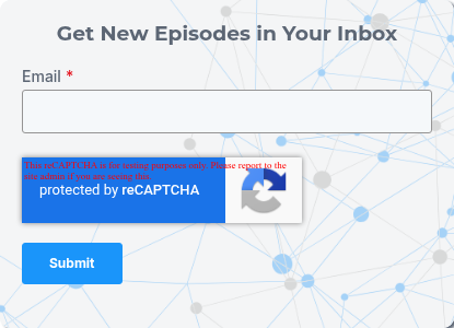 Get New Episodes in Your Inbox