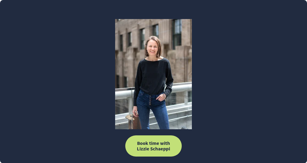 Book time with Lizzie Schaeppi