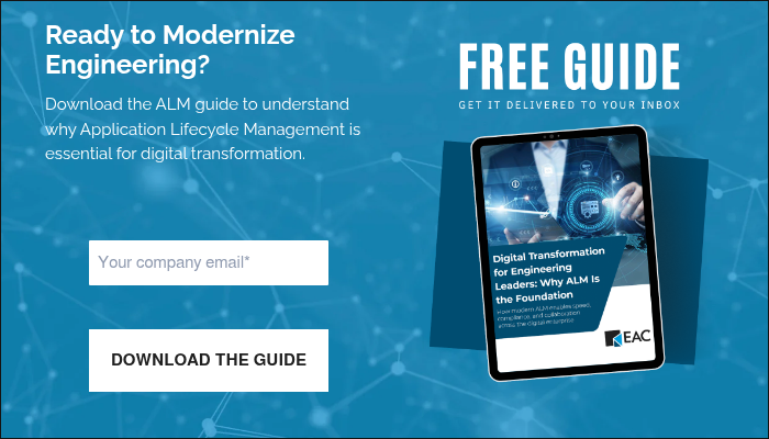 Ready to Modernize Engineering? &nbsp; Download the ALM guide to understand why Application Lifecycle Management is essential for digital transformation. &nbsp;