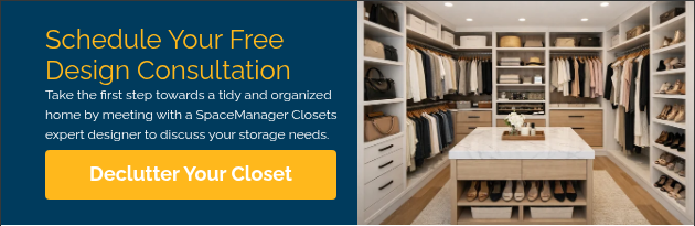 Schedule Your Free Design Consultation Take the first step towards a&nbsp;tidy and organized home by meeting with a SpaceManager Closets expert designer to discuss your storage needs.