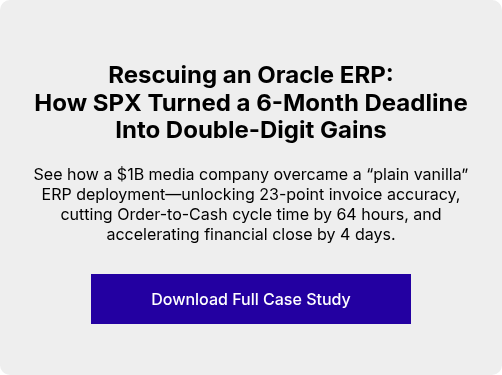 Rescuing an Oracle ERP: How SPX Turned a 6-Month Deadline Into Double-Digit Gains