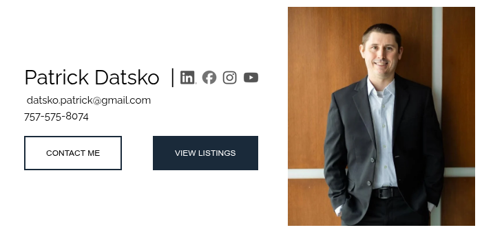 Patrick Datsko&nbsp; | &nbsp;datsko.patrick@gmail.com 757-575-8074 &nbsp;