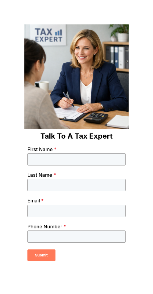 Talk to a tax expert