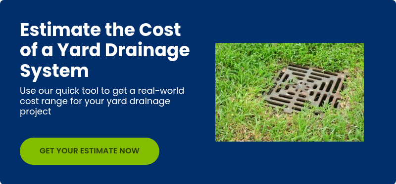 Estimate the Cost of a Yard Drainage System