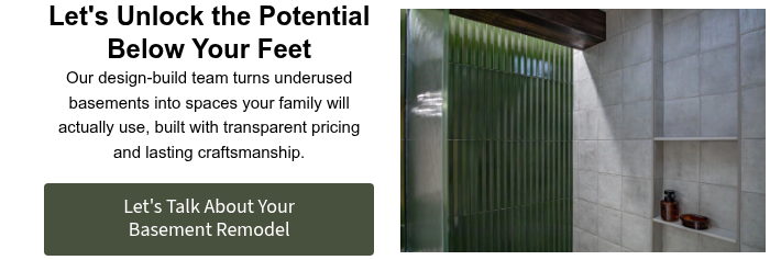 Let's Unlock the Potential Below Your Feet Our design-build team turns underused basements into spaces your family will actually use, built with transparent pricing and lasting craftsmanship. &nbsp;