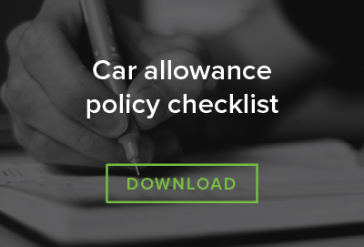 Car allowance policy checklist