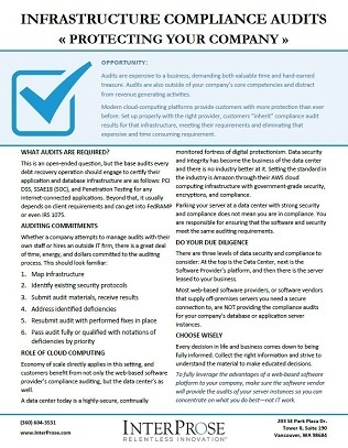 Infrastructure Compliance Audits eGuide - CLICK HERE